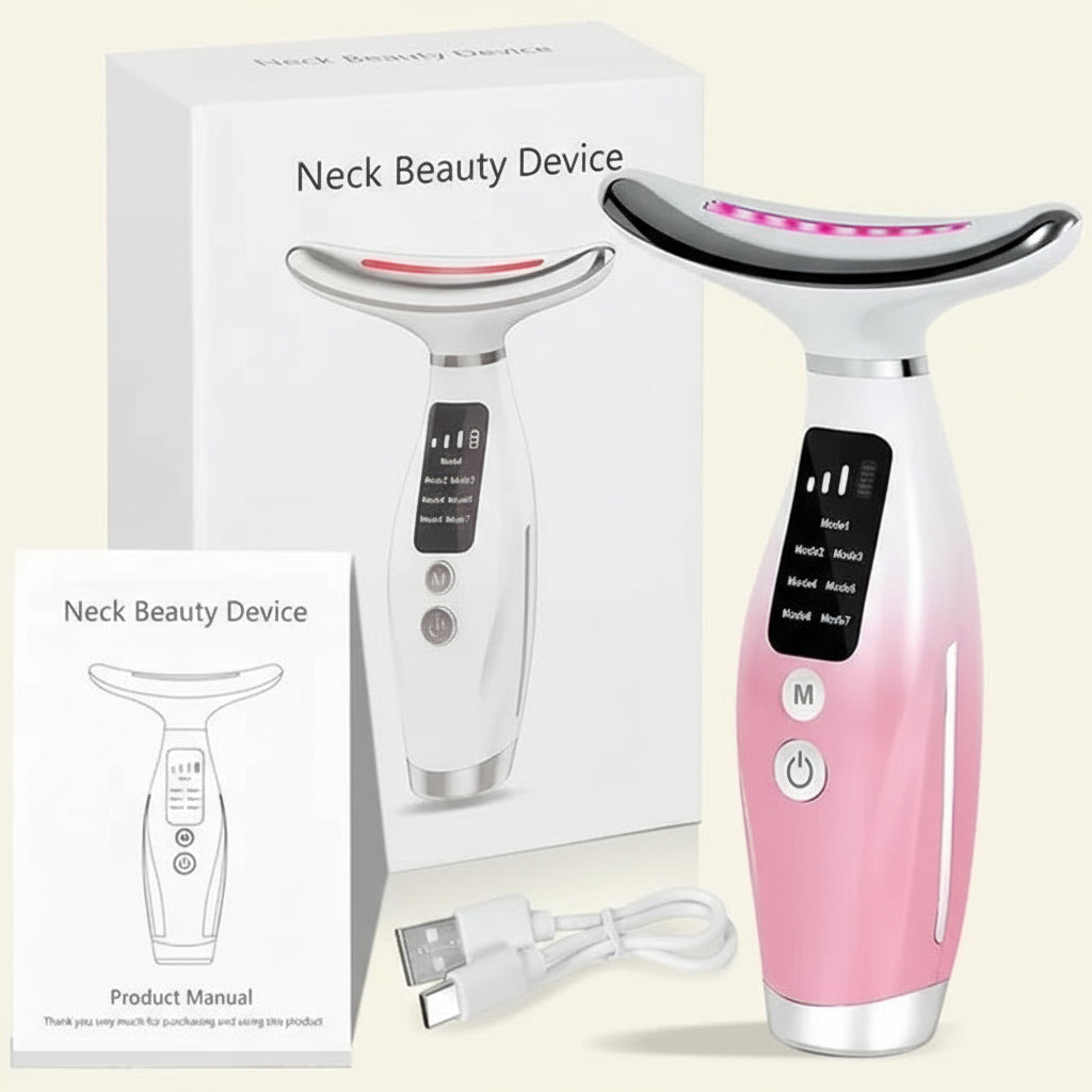 ALESS Signature Sculpt: The 7-in-1 EMS Micro-Current Neck & Face Lift Device.