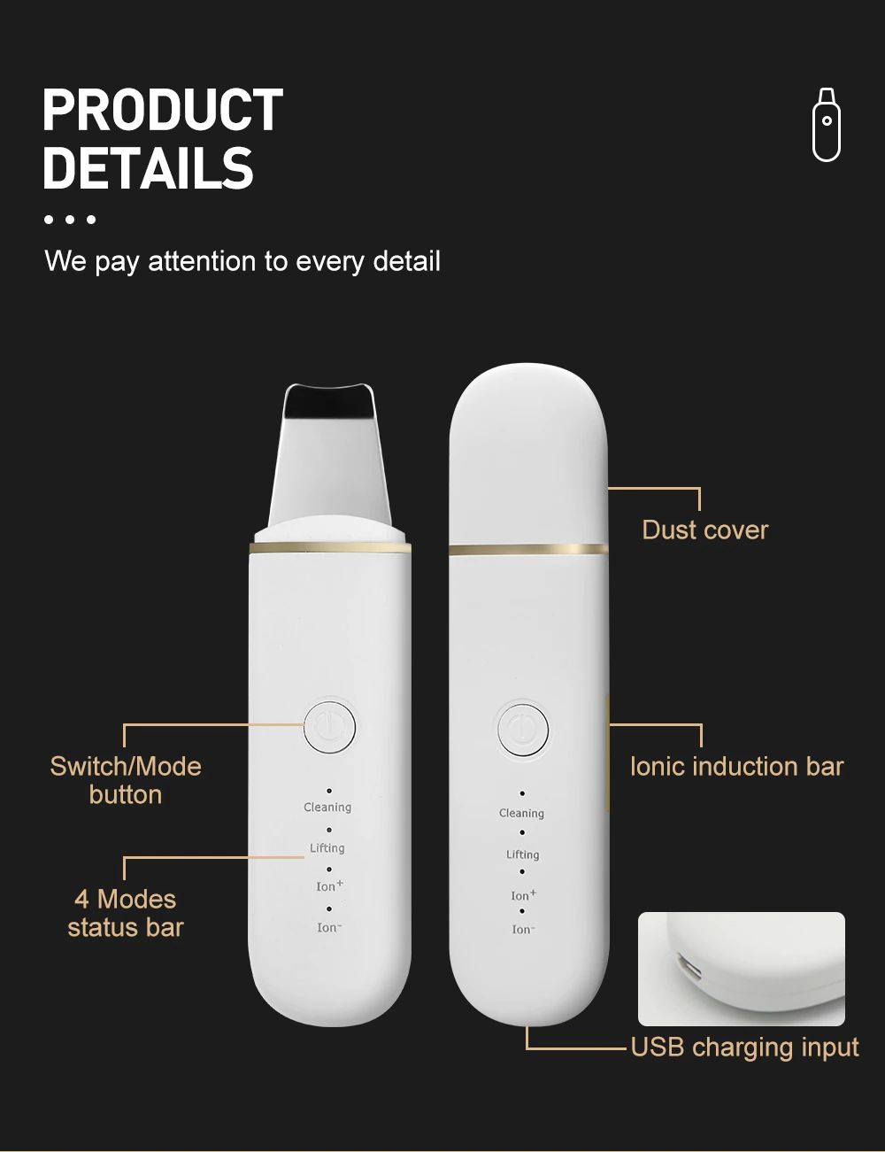The ALESS Sonic Clarity Spatula | Professional Blackhead Extraction